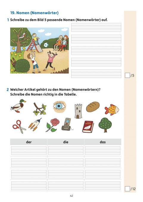 Tests in Deutsch - Lernzielkontrollen 1. Klasse | Nr. 281 - Hauschka Verlag