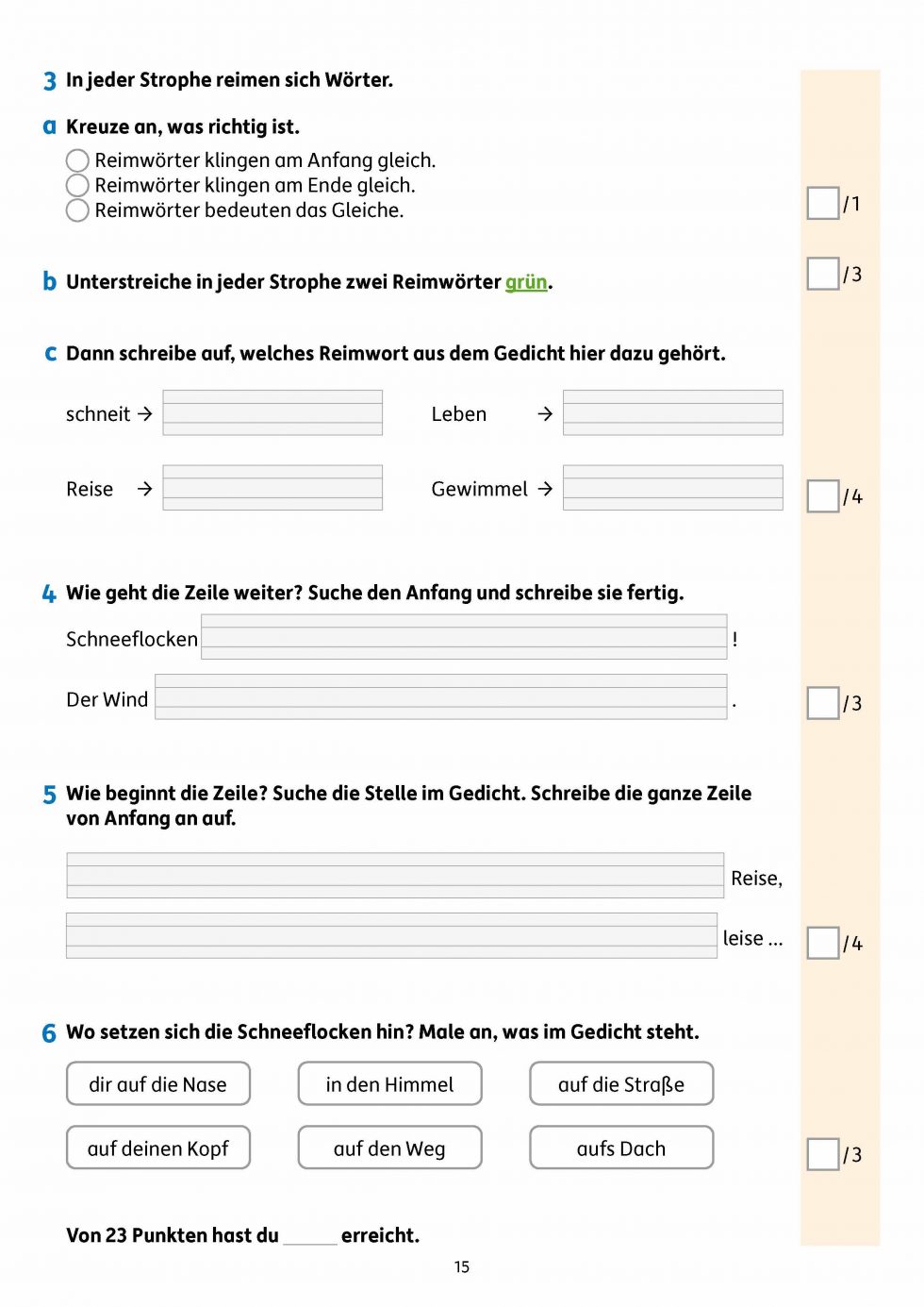 Lesetests in Deutsch - Lernzielkontrollen 2. Klasse | Nr. 292