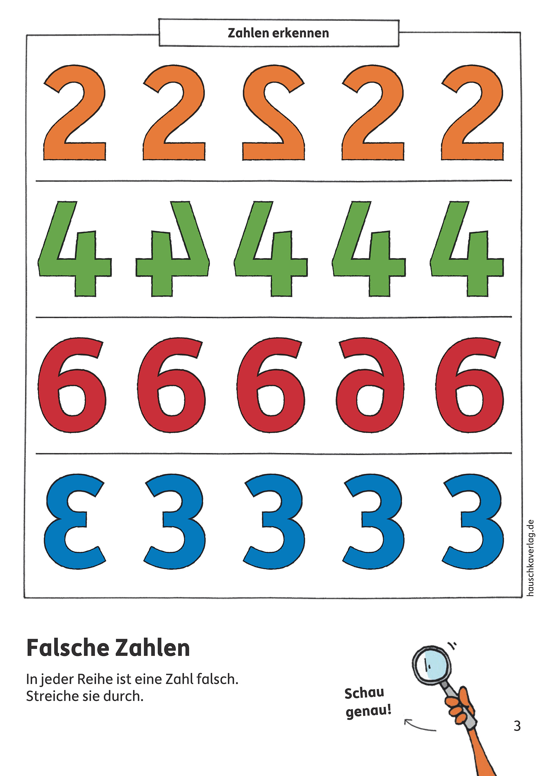 Vorschulblock - Zahlen und Mengen | Nr. 627 - Hauschka Verlag