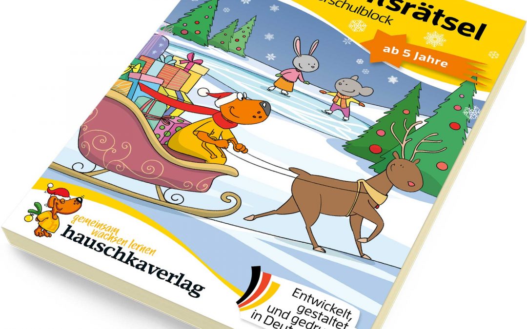 Weihnachtsrätsel – Kunterbunter Vorschulblock ab 5 Jahre | Nr. 391
