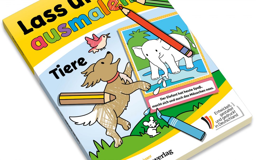 Lass uns ausmalen – Mein Ausmalbuch ab 2 – Tiere | Nr. 581